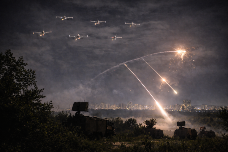 Rússia lança ataques com drones e mísseis na Ucrânia antes de reunião entre Zelensky e Trump Defesa aérea da Ucrânia intercepta drones e mísseis russos perto de Kiev