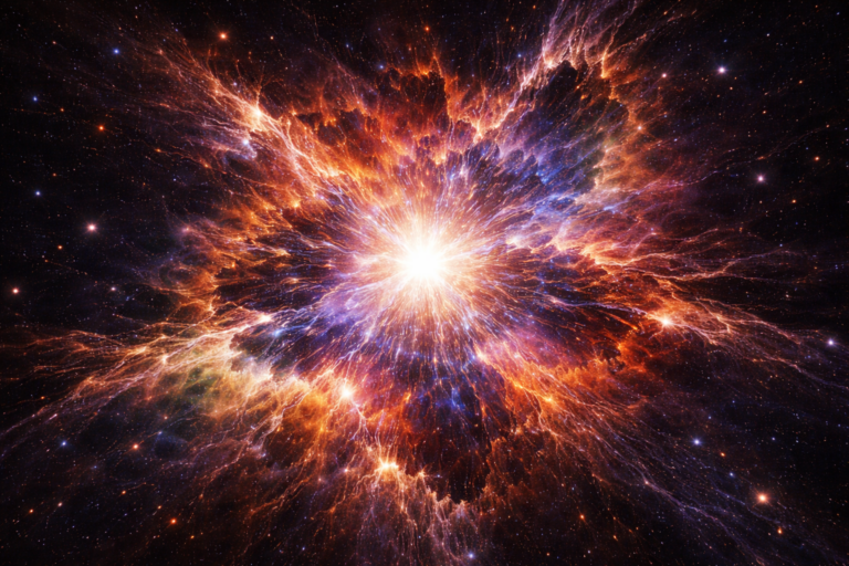 Explosão de nova estelar com estruturas complexas observada por astrónomos